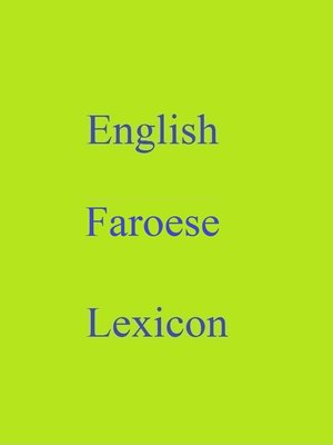 cover image of English Faroese Lexicon